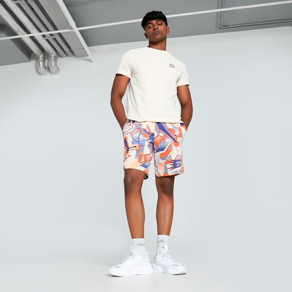 BRAND LOVE Men's Printed 8" Shorts, Alpine Snow, extralarge-IND